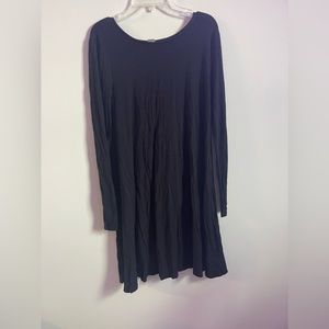 Black long sleeve dress